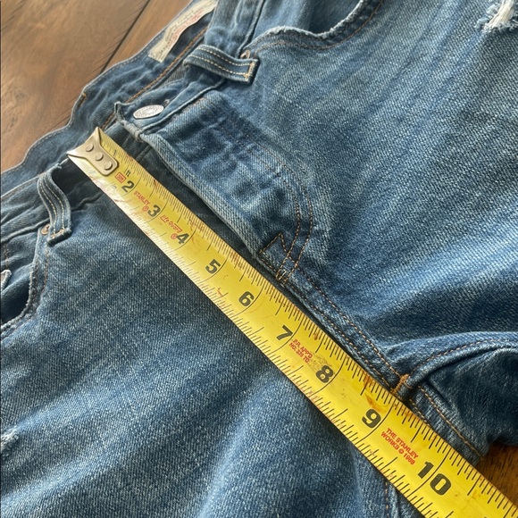 Levi’s 501 Japanese Selvedge blue denim jeans sz 26x28 distressed button fly - Picture 12 of 16